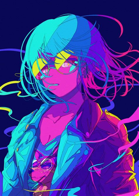 Anime Neon Girl Ubicaciondepersonascdmxgobmx