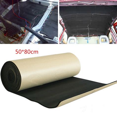 5mm Car Stereo Noise Heat Insulation Sound Proof Dampening Pad Mat 50
