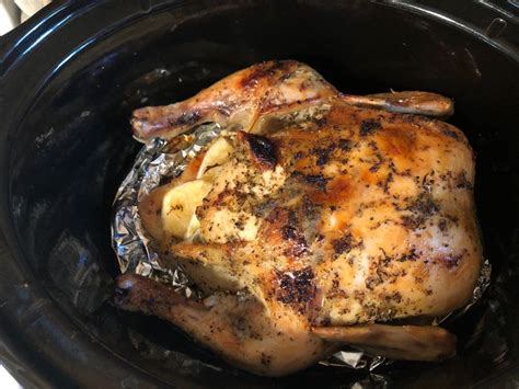 It makes dinner so easy and quick to prepare. GARLIC ROASTED CHICKEN (IN A CROCK POT)