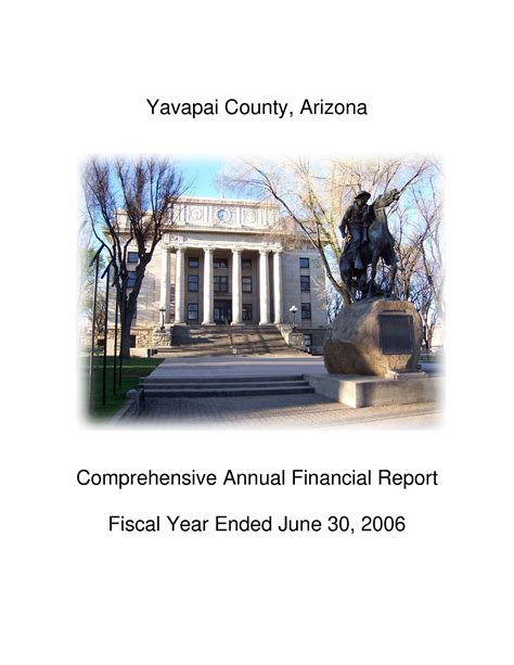 Comprehensive annual financial report, Yavapai County, Arizona FY 2006