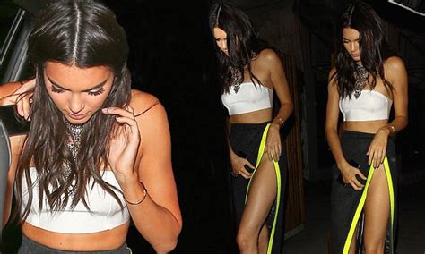 Kendall Jenner Avoids Wardrobe Malfunction At Kylie S Th Birthday Party Daily Mail Online
