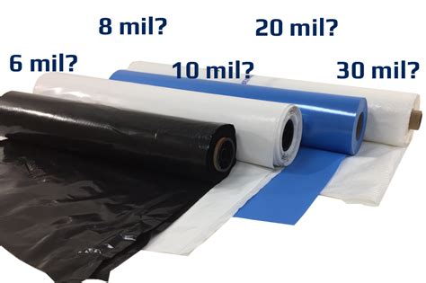 What Is The Ideal Plastic Sheeting Thickness For My Application