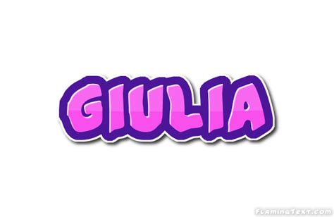 Giulia Logotipo Ferramenta De Design De Nome Grátis A Partir De Texto