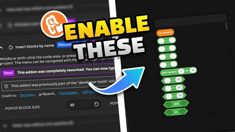 Enable These Scratch Addons Now Youtube