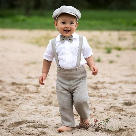 Baby Boy Wedding Suit Ring Bearer Newsboy Outfit Baby Boy Etsy Boys