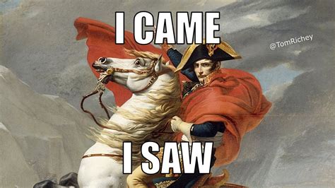 Napoleon Behind The Meme I Came I Saw Youtube