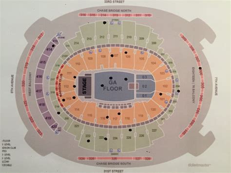 Msg Seating Map