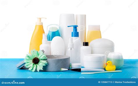 A Lot Of Different Cosmetic Products For Personal Care Stock Image Image Of Care Beauty