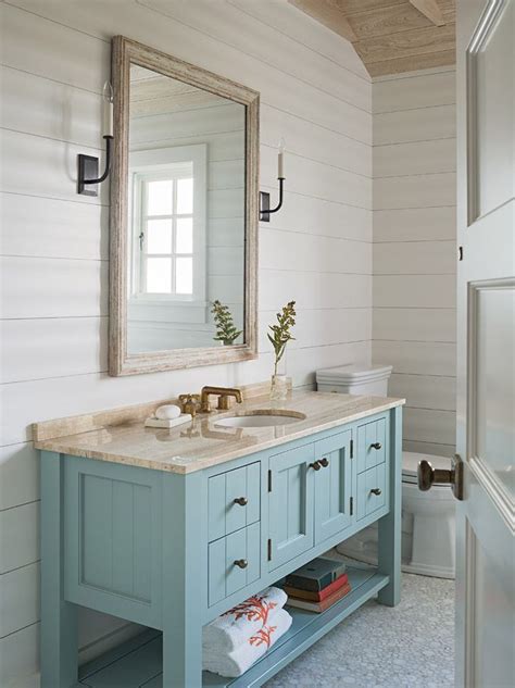 Remodel your bathroom space by giving it a whole new definition. House of Turquoise | Beach house bathroom, House bathroom ...