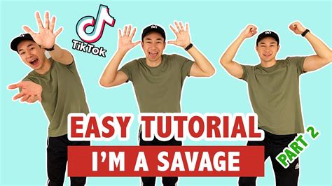 i m a savage dance tutorial part 2 youtube