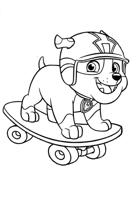 Desenho Patrulha Canina Para Colorir Atividades Educativas
