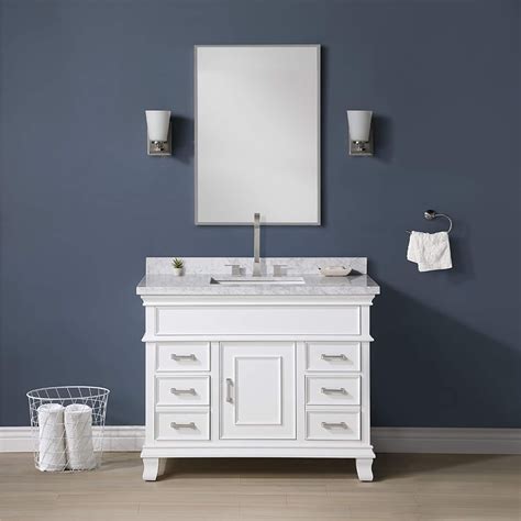 Mission Hills Middleton Bathroom Vanity And Sink Combo With Carrara
