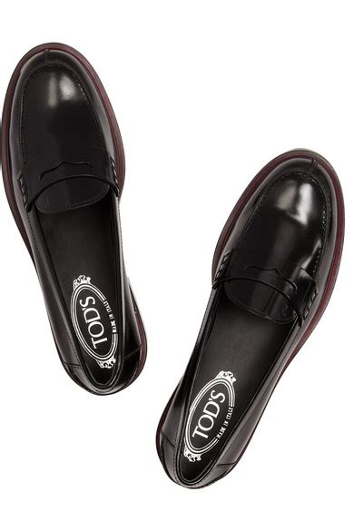Tods Leather Penny Loafers Net A Portercom