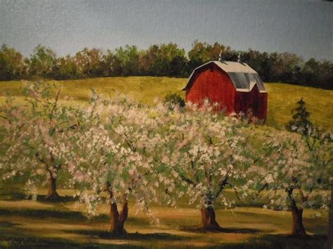 Blossom Time In Virginia Original Fine Art By Terri Nicholson Fine
