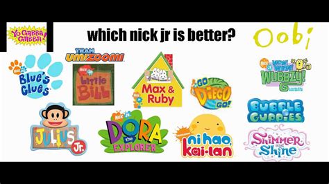 Wich Nick Jr Show Is Better Youtube