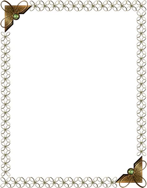 Golden Pattern Scope By Lyotta On Deviantart Clip Art Frames Borders