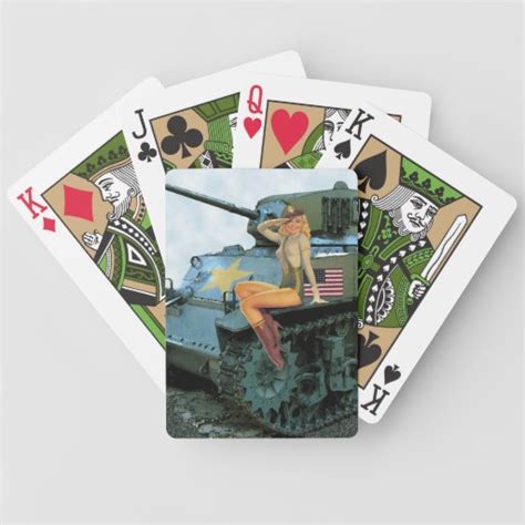 Tank Girl Pin Up Playing Cards Zazzle