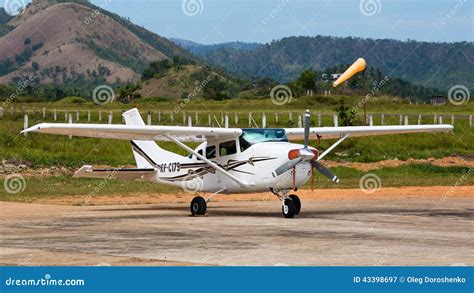 Airplane In Busuanga Airport In Island Coron Philippines Editorial