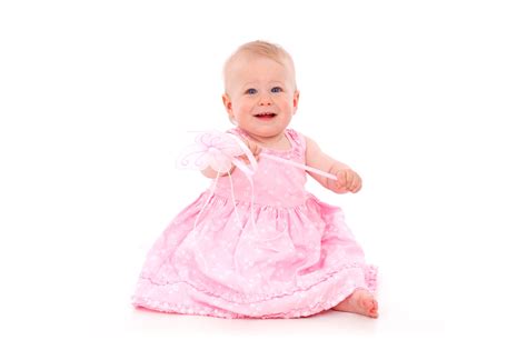 Baby Girl In Pink Free Stock Photo Public Domain Pictures