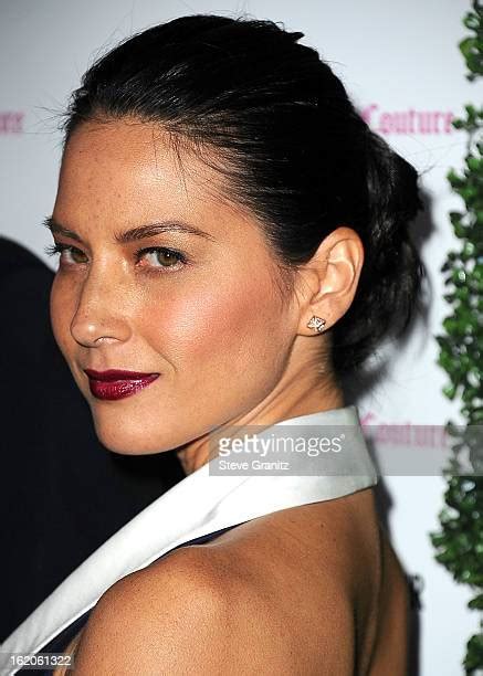 Olivia Munn Red Lipstick Photos And Premium High Res Pictures Getty