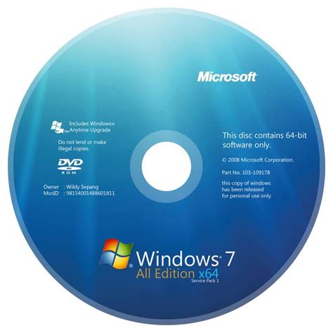 Windows 7 All Edition Dvd And License Windows Software Microsoft
