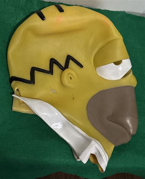 1999 The Simpsons Homer Latex Rubber Mask Costume Cos Gem