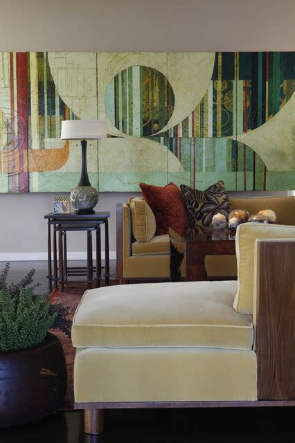 The fireplace anchors the living room in alison victoria's chicago home. Home Decor Ideas with Unique Wall Art - The WoW Style