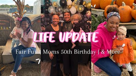 Life Update Fair Fun Moms 50th Birthday Pumpkin Patch And More Youtube