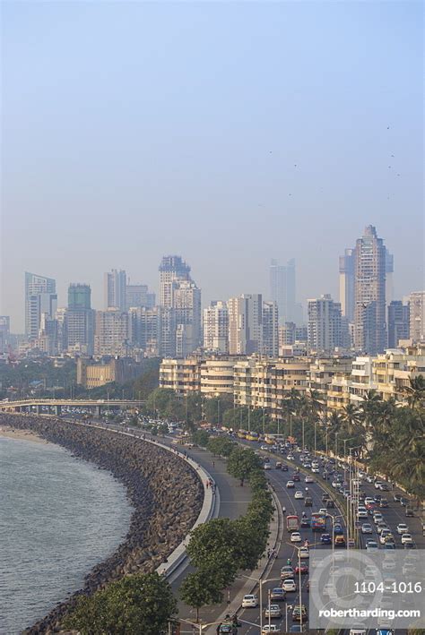 View Of Marine Drive Mumbai Stock Photo