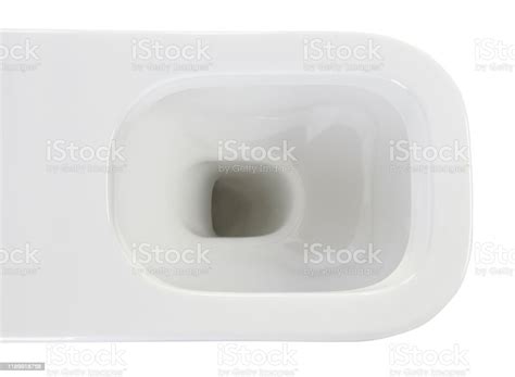 White Ceramic Toilet Isolated Stock Photo Download Image Now Above