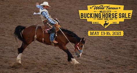 World Famous Miles City Bucking Horse Sale 513 516 Go Country Events