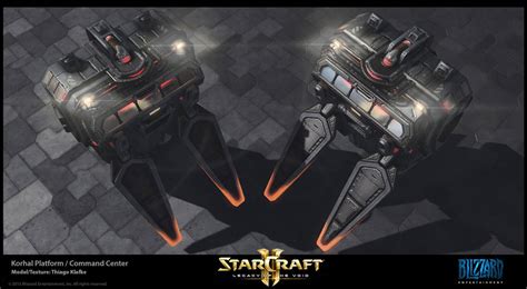 Starcraft Ii Lotv Korhal Platform Commandcenter By Thiagoklafke On