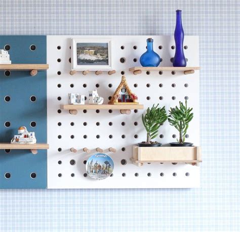 Set Of Two Pegboards Pegboard Wall Pegboard Decor Plywood Etsy