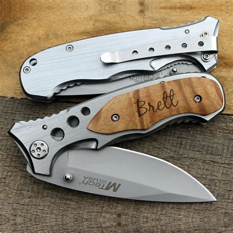 Personalized Knife Custom Knife Engraved Pocket Knifelaser Engraved