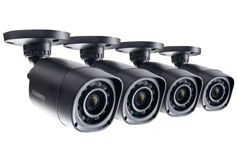 720p Hd Weatherproof Night Vision Security Camera 4 Pack