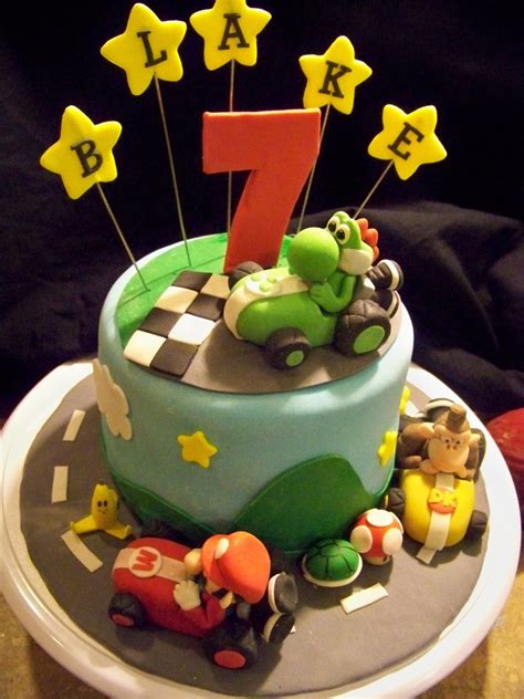 Best 25 super mario cake ideas on pinterest. Mario Kart Birthday Cake - CakeCentral.com