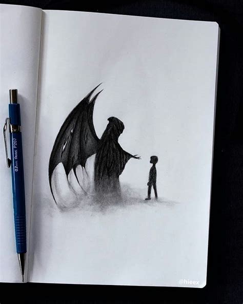 The Best 25 Drawings Sketches Creepy Easy Scary Drawings Quoteqimprove