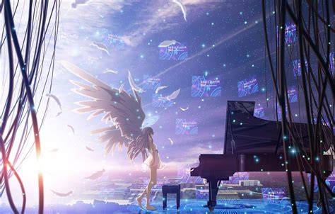 Anime Piano Wallpapers Wallpaper Cave