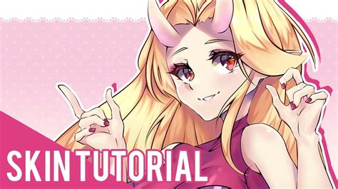 Tutorial How To Color Anime Skin Youtube