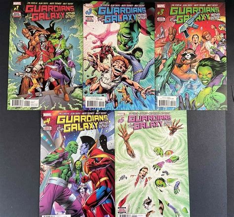 Guardians Of The Galaxy Mother Entrophy 1 5 Marvel Comics 2017 Complete Run For Sale