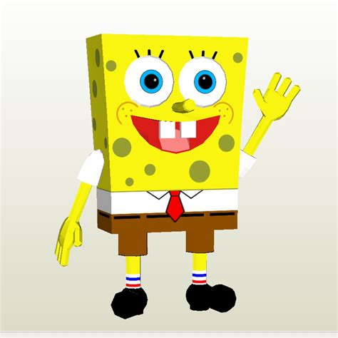 Spongebob Papercraft By Lordbruco On Deviantart
