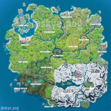 36 Hq Images Fortnite Map Names Chapter 2 Where Is Craggy Cliffs In