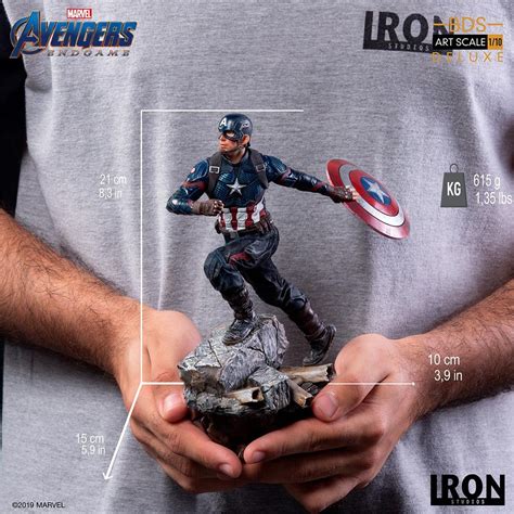 Avengers Endgame Captain America Battle Diorama Statue By Iron