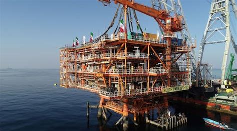 South Pars 11 Pipelines Installed Offshore Iran Offshore