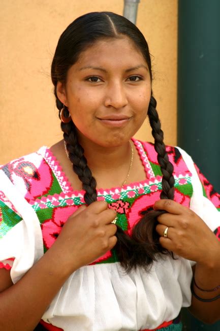 Mexican Woman With Braids Photo Dan Chusid Photos At