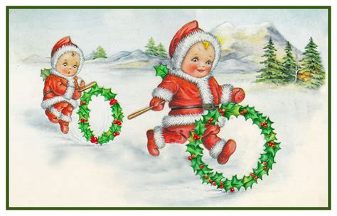 Vintage Christmas Santa Helpers Nimble Nick 29 Counted Cross Stitch Or