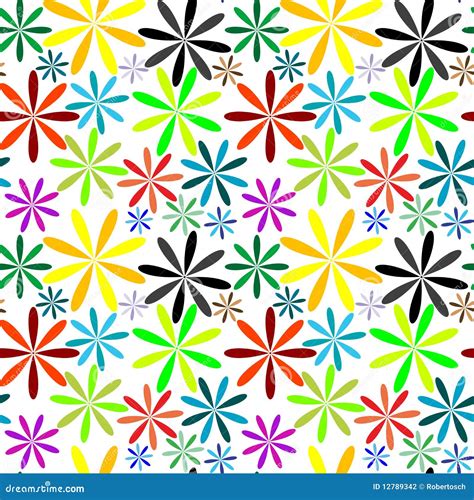 Little Flowers Seamless Pattern Extended Stock Vector Illustration Of