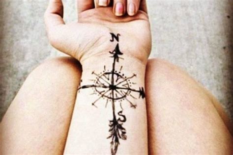 70 Classic Compass Wrist Tattoos Wrist Tattoo Designs