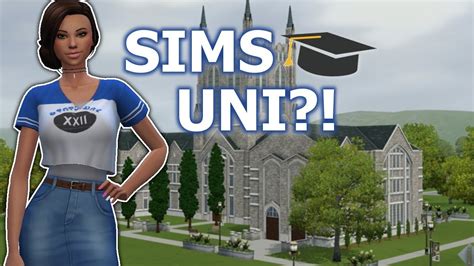 The Sims Can Go To University🎓 Sims 4 University Career Mod