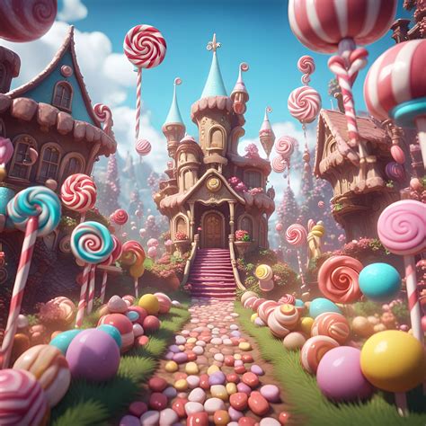 Candy Wonderland Ai Generated Artwork Nightcafe Creator